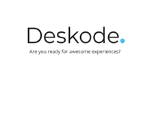 Tablet Screenshot of deskode.com